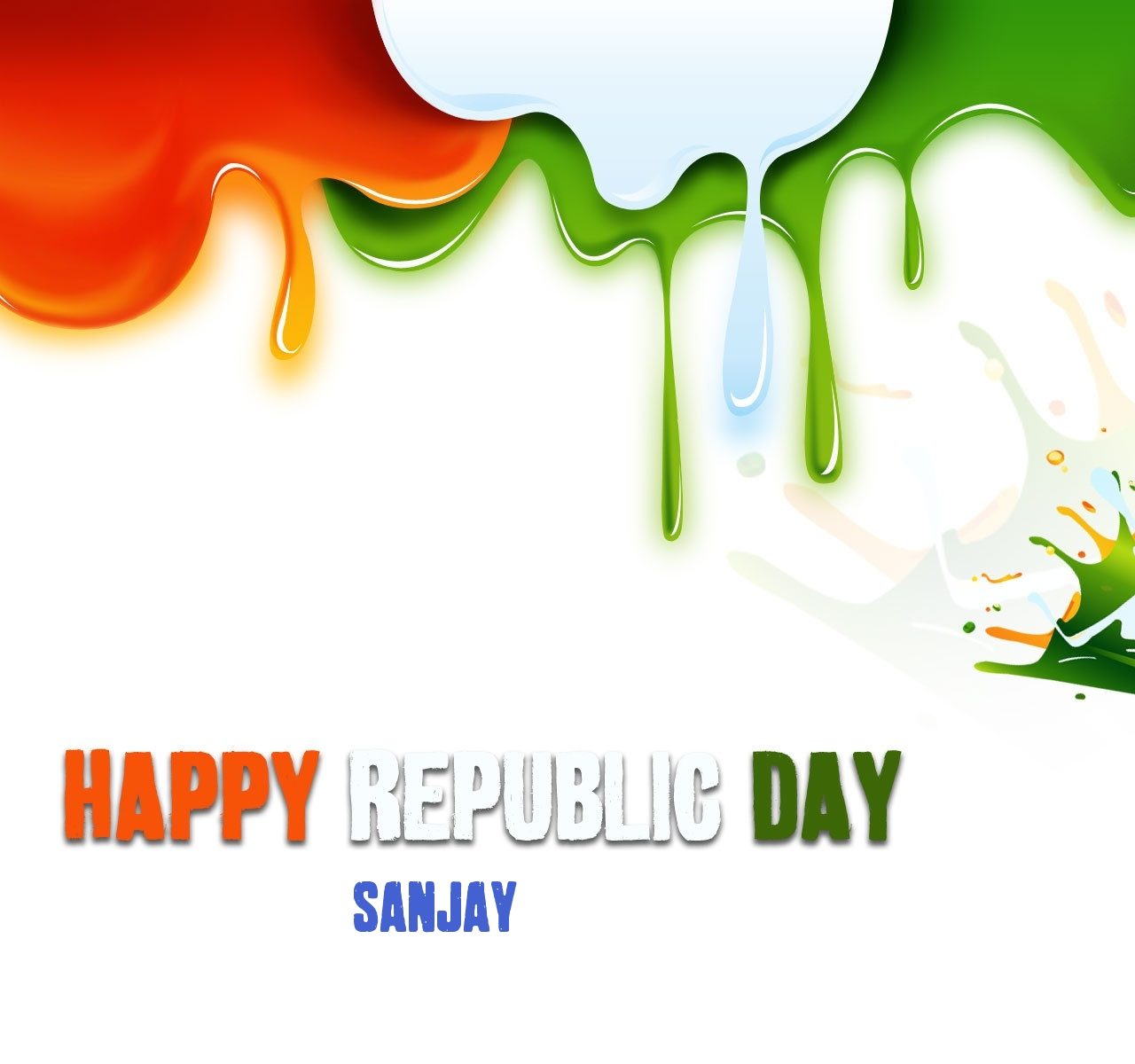 Sanjay Name Live Wallpaper - Happy Republic Day 69 , HD Wallpaper & Backgrounds
