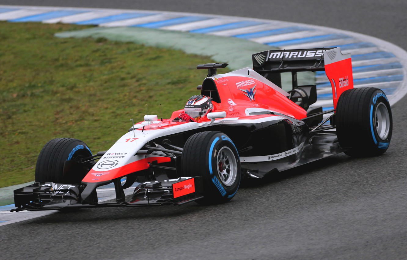 Photo Wallpaper Formula 1, Marussia, Jules Bianchi, - Marussia 2014 , HD Wallpaper & Backgrounds