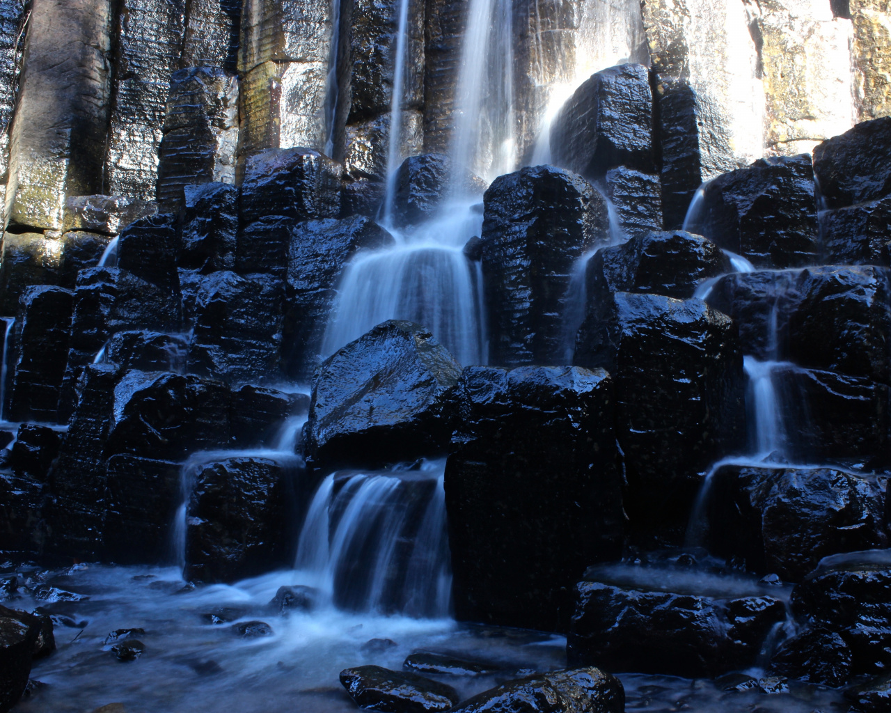 Wallpaper Mexico Waterfall, Nature, Rocks - Waterfall , HD Wallpaper & Backgrounds