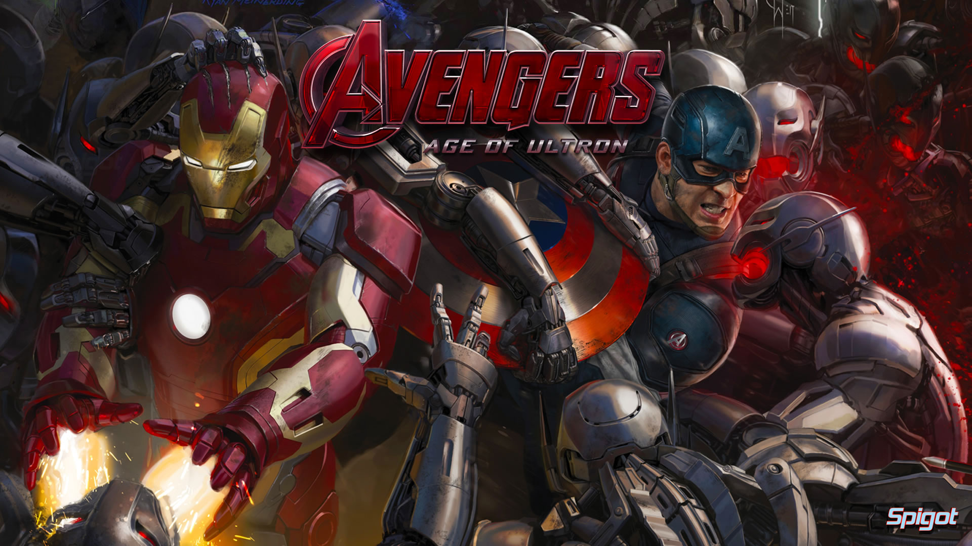 Avengers Age Of Ultron Artwork Hd Wallpaper - Avengers Wallpaper For Windows 10 , HD Wallpaper & Backgrounds