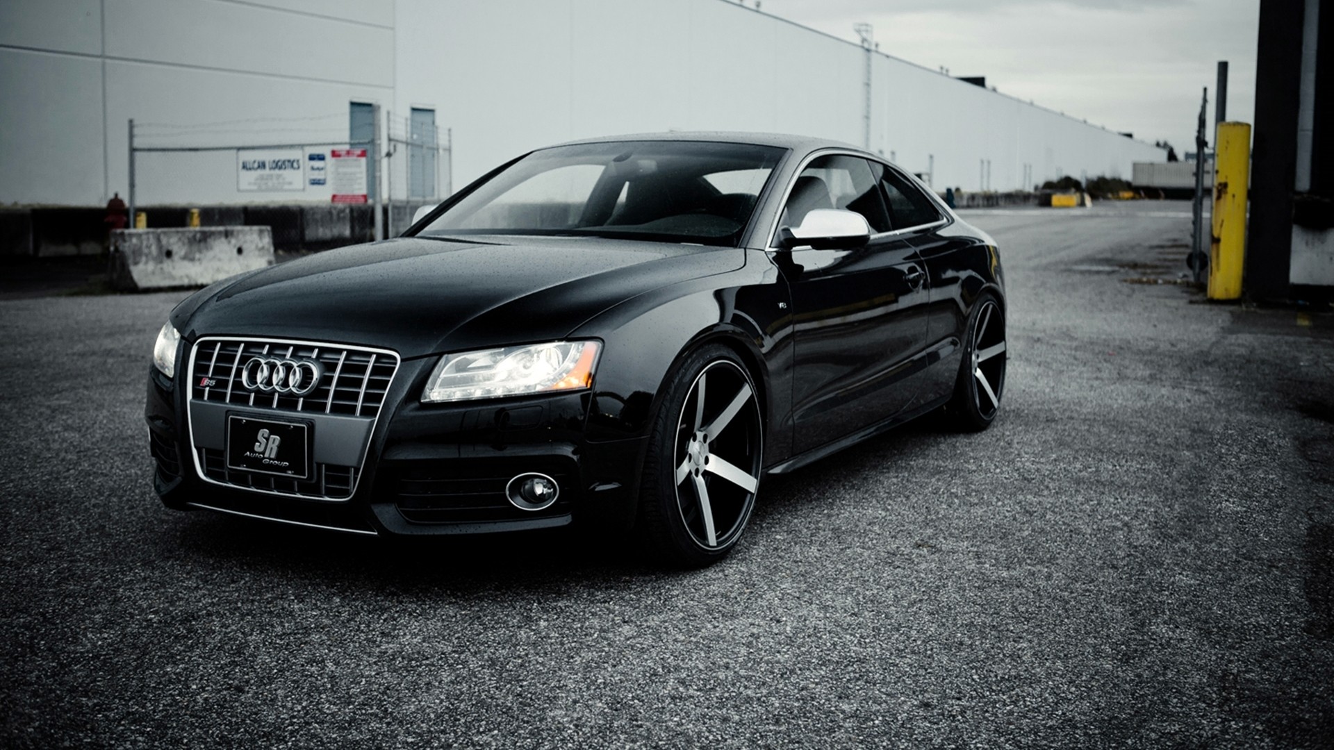 Audi Rs5 Blacked Out Hd Wallpapers - 2008 Audi S5 Black , HD Wallpaper & Backgrounds