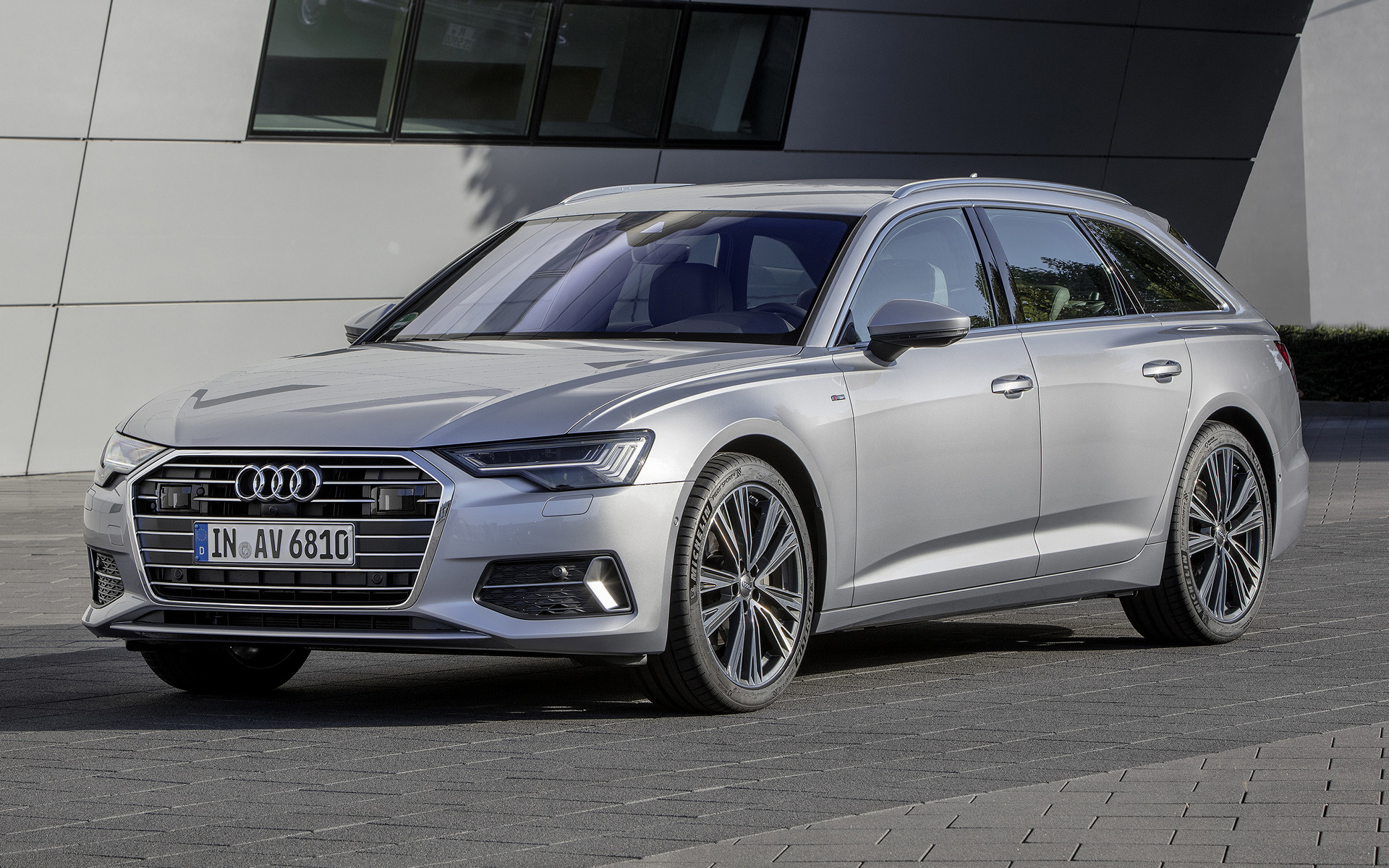 Audi A6 Avant - Audi A6 Avant 2019 Silver , HD Wallpaper & Backgrounds