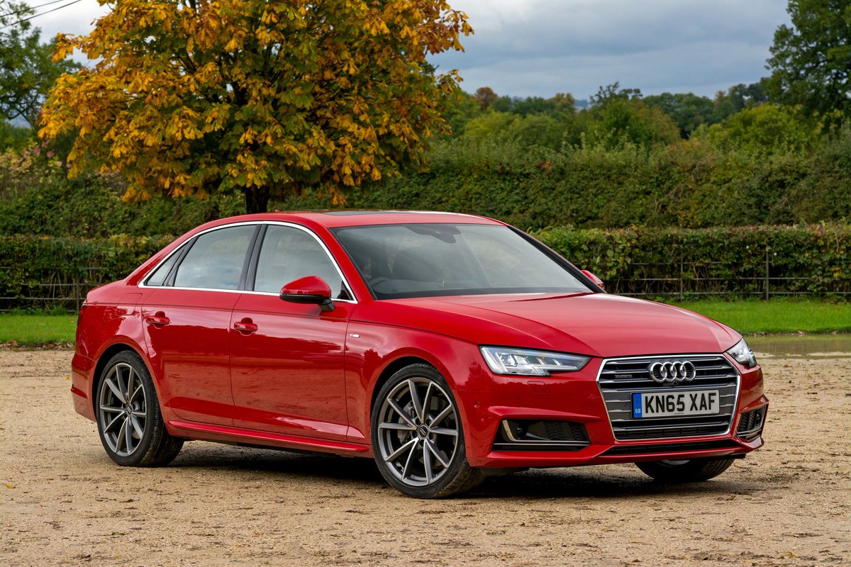 Audi A4 Full Hd Wallpapers - Audi A4 2015 S Line Red , HD Wallpaper & Backgrounds