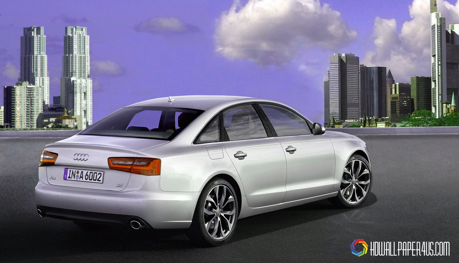 Download Audi A6 2012 Download Wallpaper Hd Hd Widescreen - Frankfurt Am Main , HD Wallpaper & Backgrounds