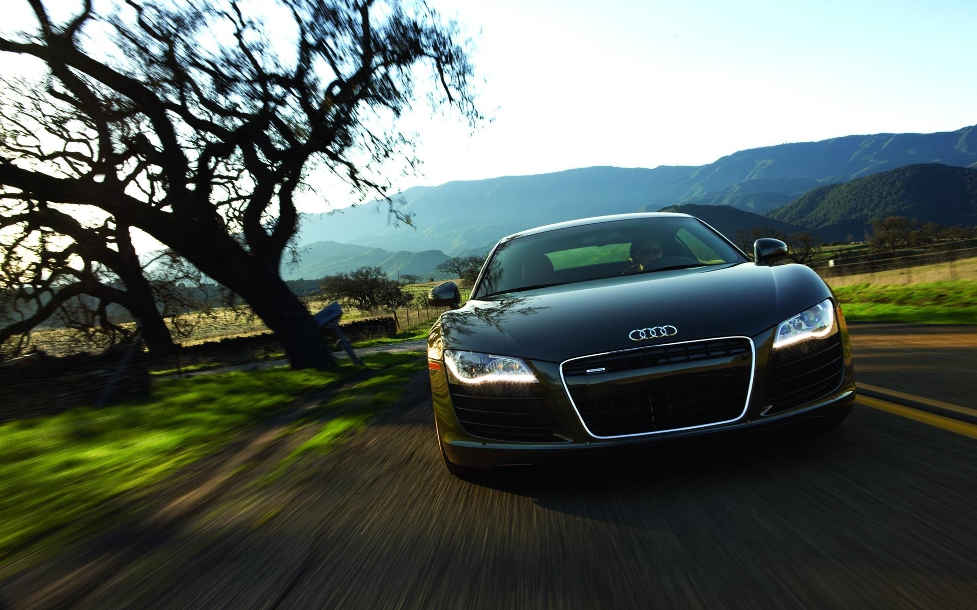 Audi R8 On Road Car Hd Wallpaper Download Of - Audi New Car Hd , HD Wallpaper & Backgrounds