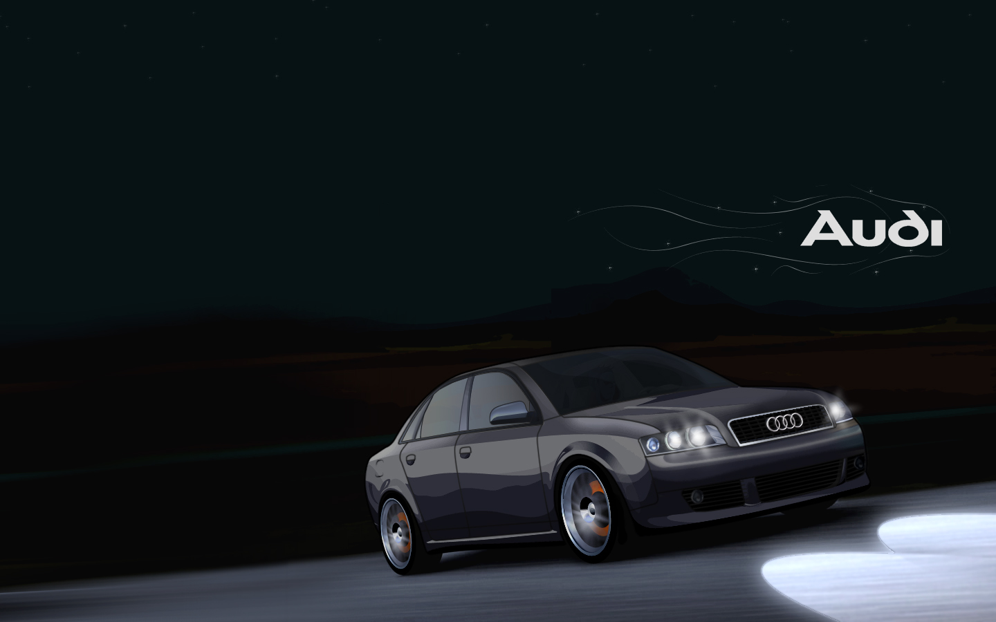 Audi A4 Wallpaper By A4000 On Deviantart - Audi Logo Wallpaper A4 B5 , HD Wallpaper & Backgrounds