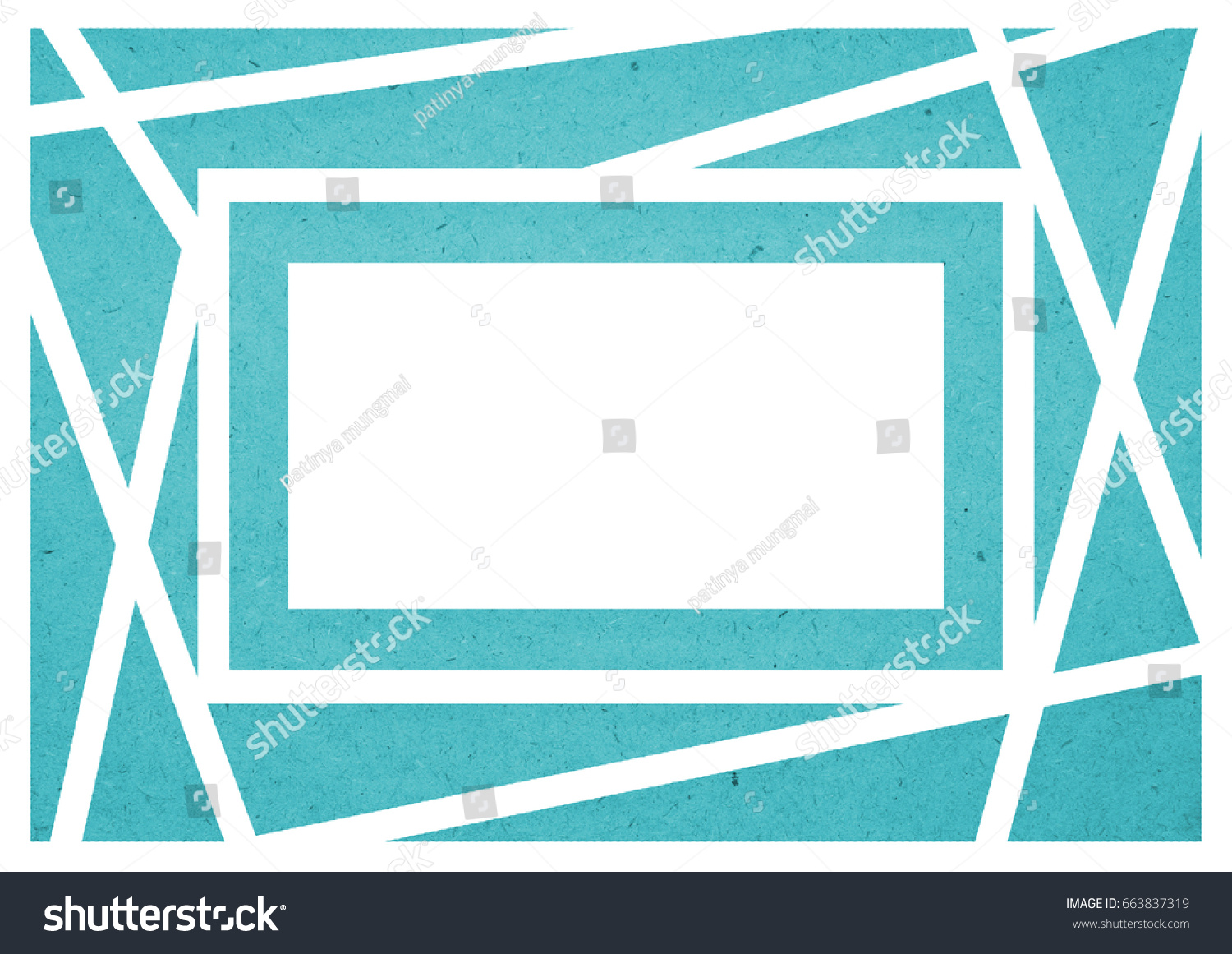 Blue Geometric Background/wallpaper Illustration For - Picture Frame , HD Wallpaper & Backgrounds