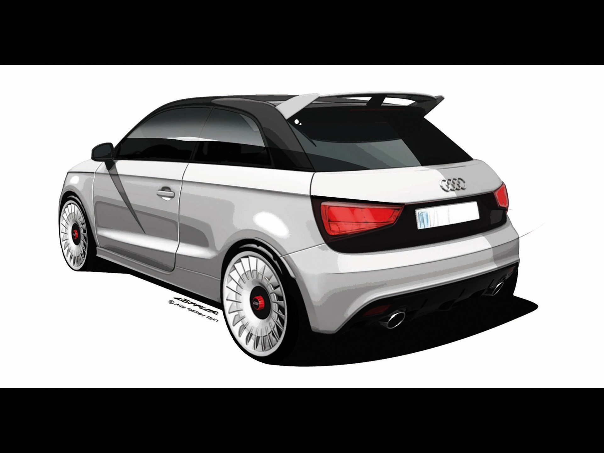 Audi A1 Quattro Design Sketches Vehicles Wallpaper - Audi Quattro , HD Wallpaper & Backgrounds