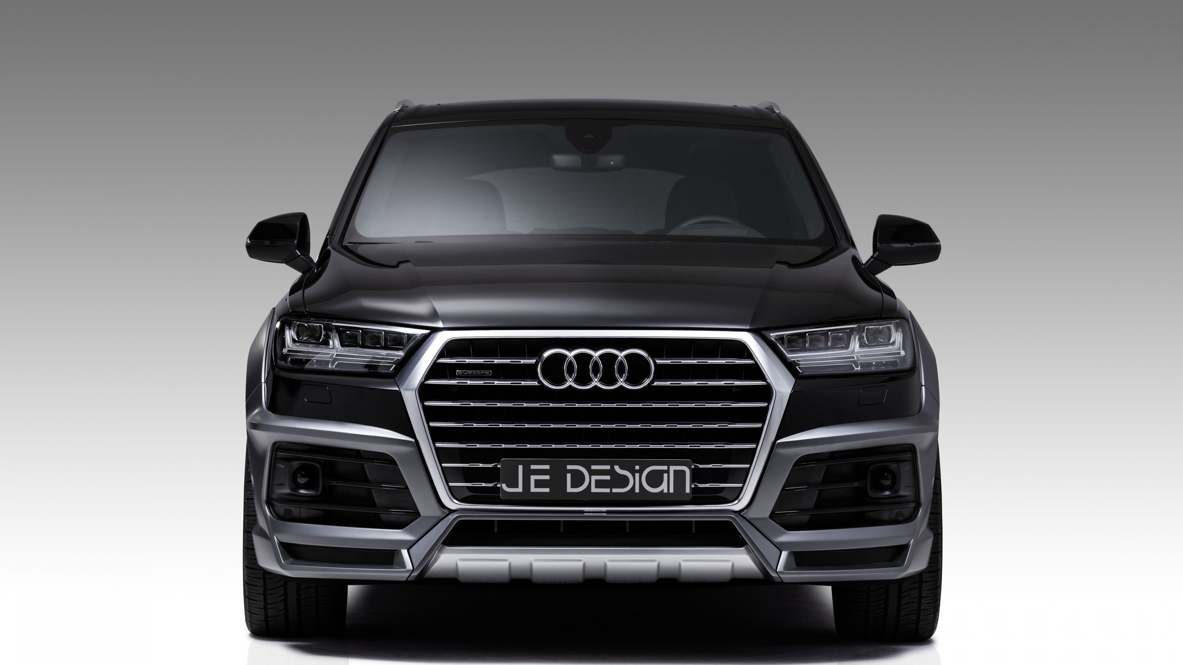 2k - Audi Q7 S Line Black 2016 , HD Wallpaper & Backgrounds