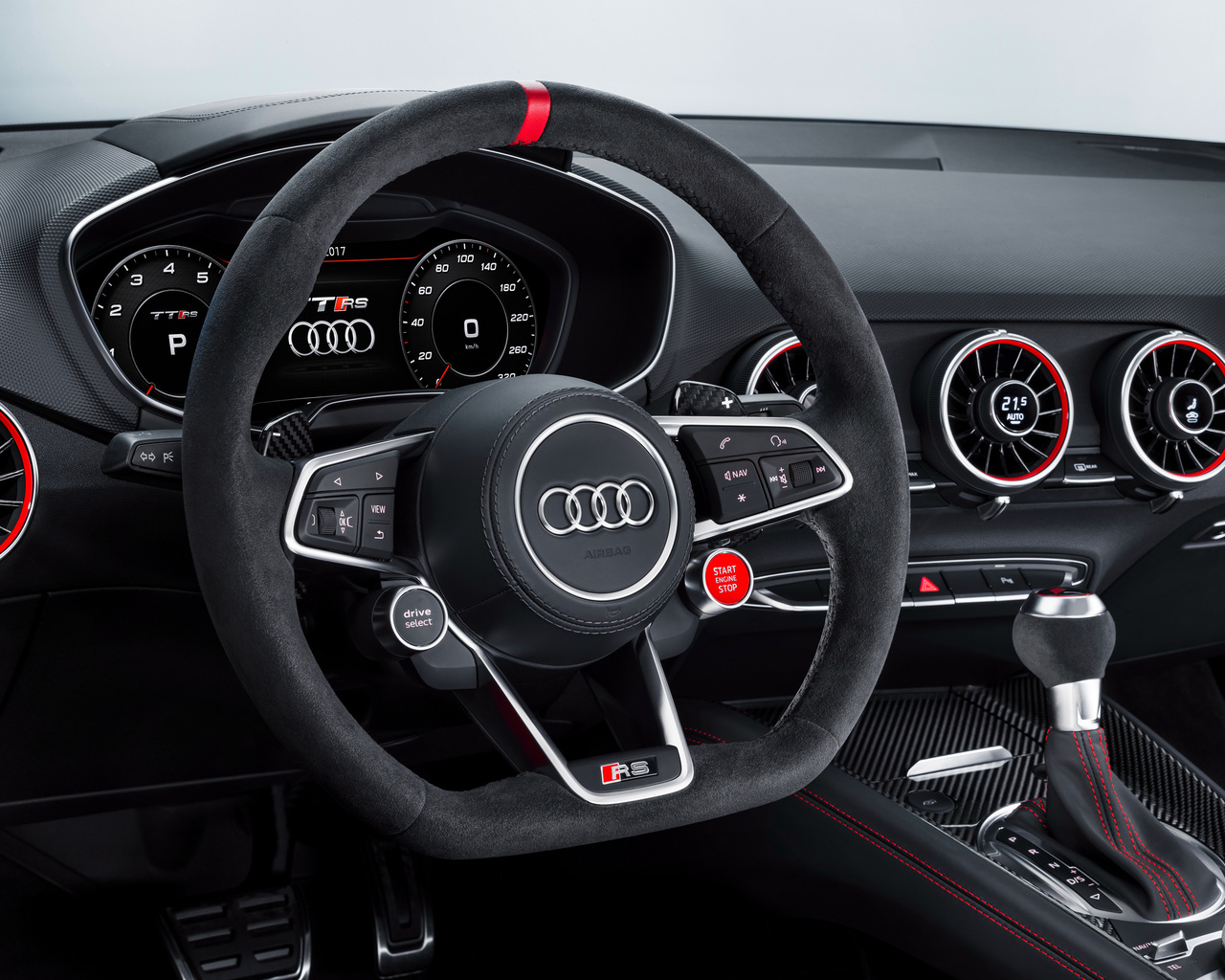 Audi Tt Rs 2017 Interior Qs - Audi Tt 2017 Interior , HD Wallpaper & Backgrounds