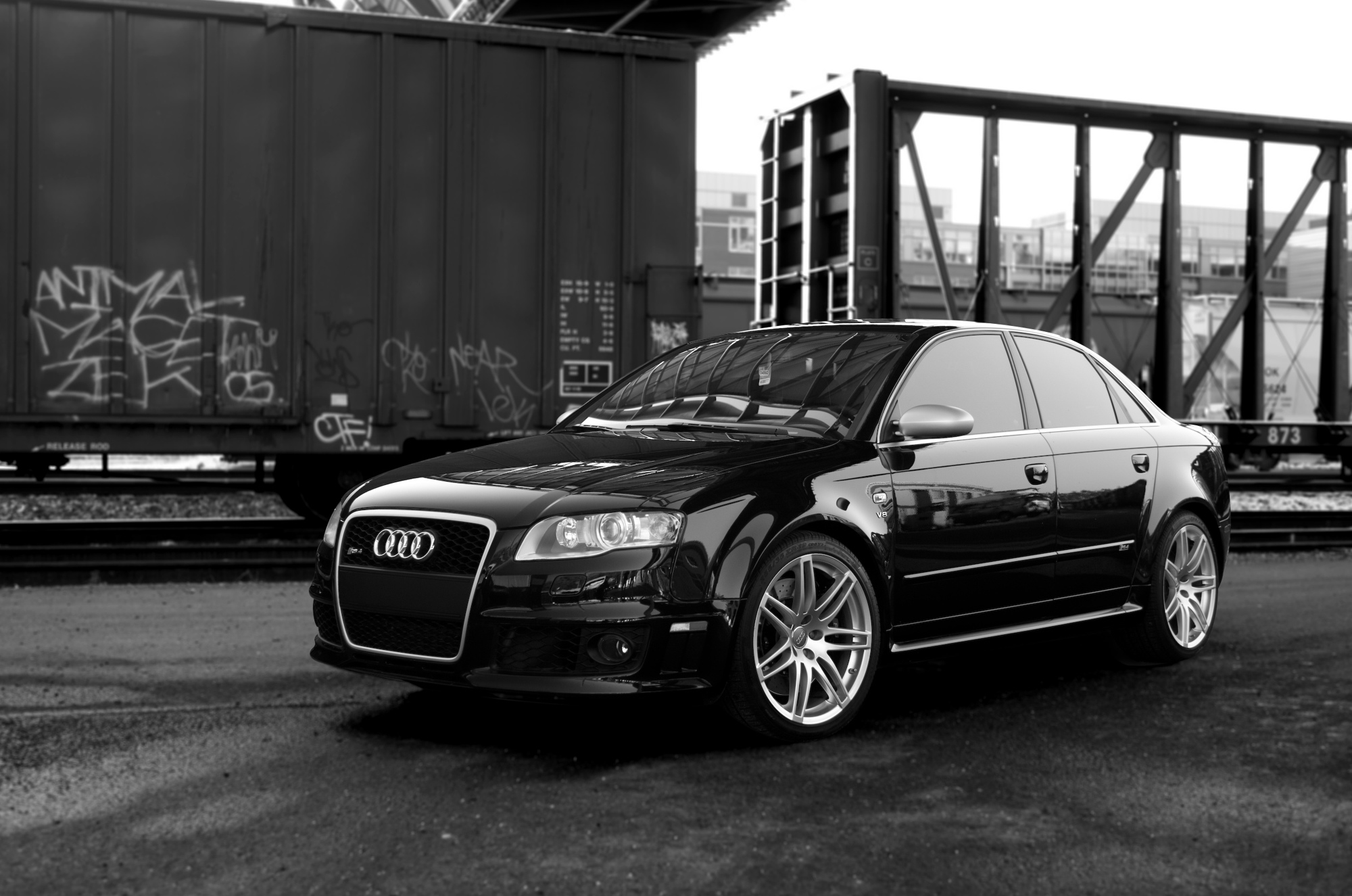 Audi Rs4 , HD Wallpaper & Backgrounds