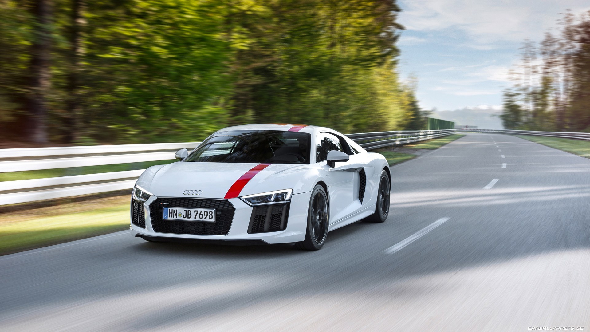 Cars Desktop Wallpapers Audi R8 V10 Rws 2017 Wallpaper - Audi R8 V10 Rwd , HD Wallpaper & Backgrounds