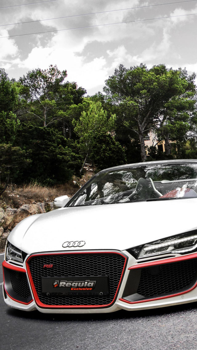 2014 Audi R8 V10 Spyder - Audi R8 Iphone Background , HD Wallpaper & Backgrounds