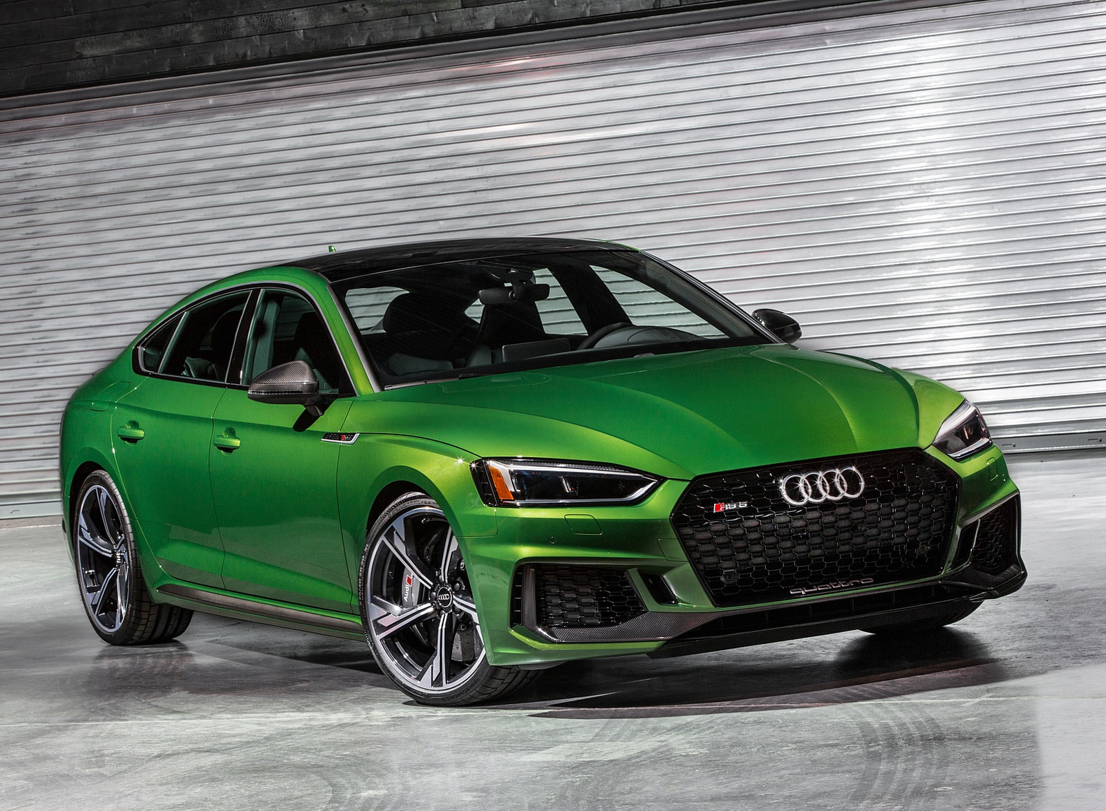 2019 Audi Rs5 Sportback Front Three-quarter Wallpaper - Sonoma Green Rs5 Sportback , HD Wallpaper & Backgrounds