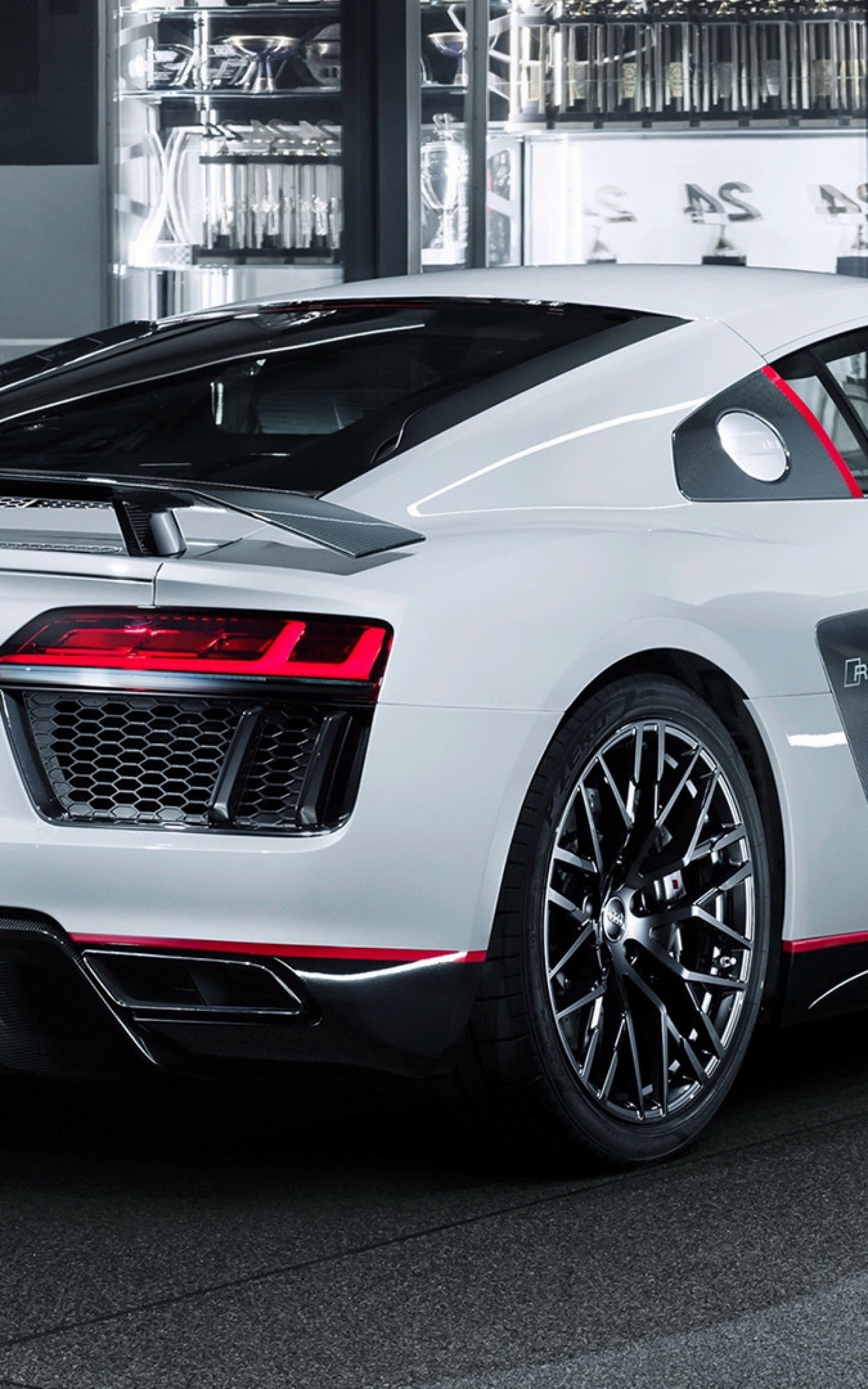 Audi R8 V10 Plus, White, Side View, Luxury, Cars - Audi R8 V10 Plus Hd , HD Wallpaper & Backgrounds