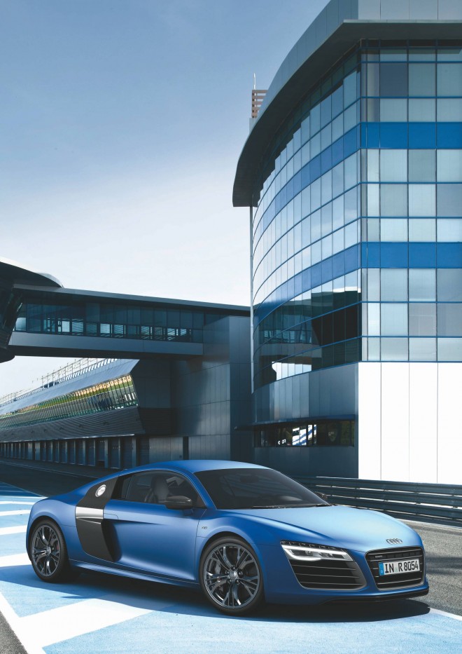 2010 Audi R8 V10 Blue , HD Wallpaper & Backgrounds
