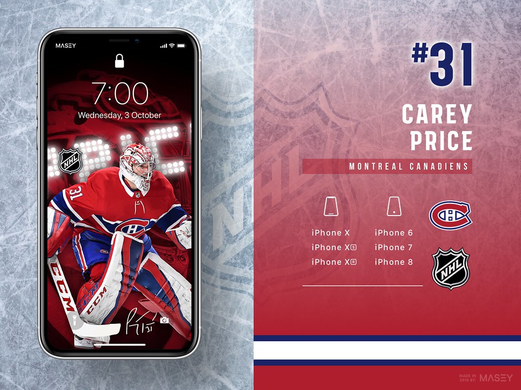 Carey Price Iphone Wallpaper - Elias Pettersson Wallpaper Iphone , HD Wallpaper & Backgrounds