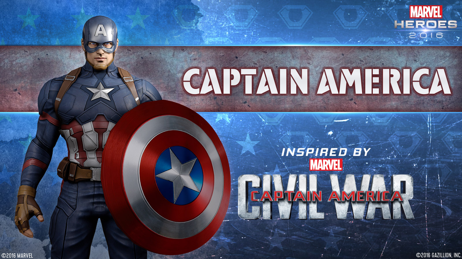 Marvel Heroes' Captain America - Marvel Heroes 2016 Ironman , HD Wallpaper & Backgrounds