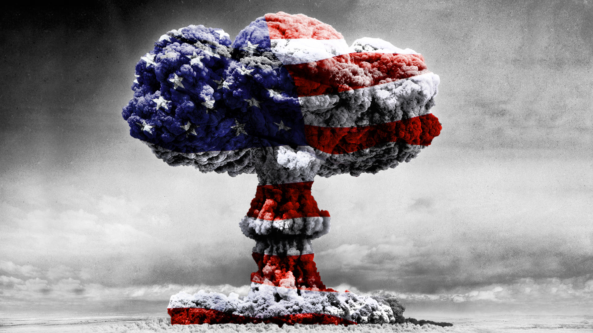 Murica Wallpaper - American Mushroom Cloud , HD Wallpaper & Backgrounds