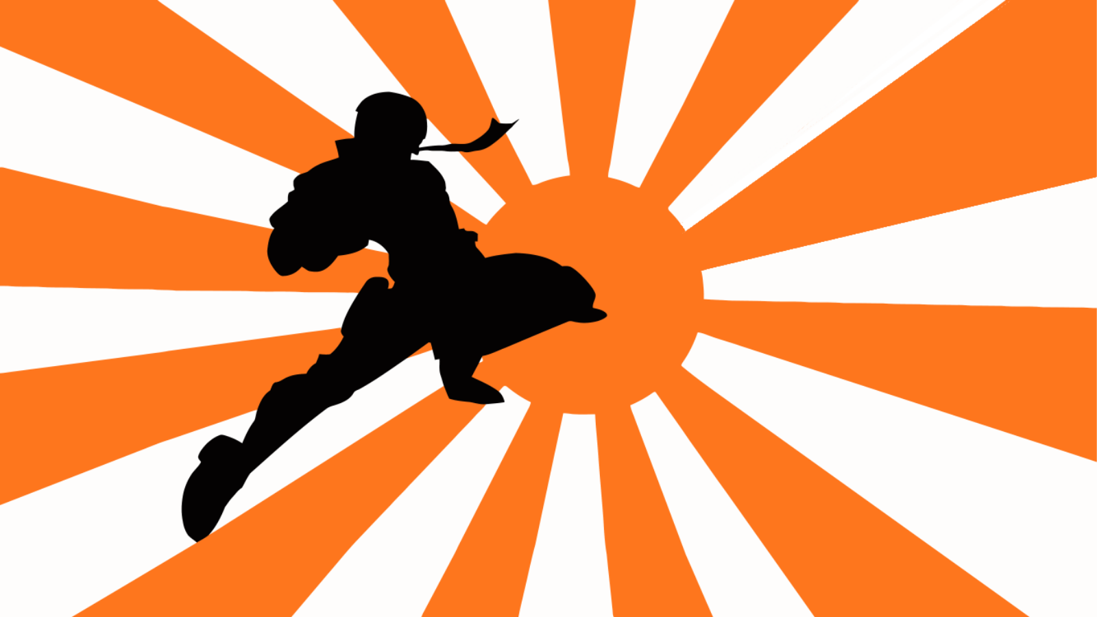 Captain Falcon's - Captain Falcon Knee Silhouette , HD Wallpaper & Backgrounds