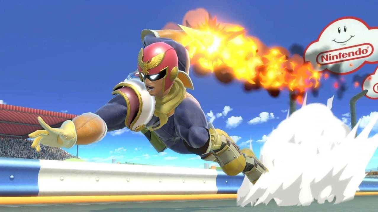'smash Ultimate' Update - Captain Falcon Smash Ultimate , HD Wallpaper & Backgrounds