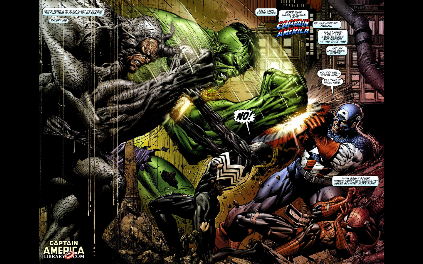 Hulk Vs Thing Wallpaper - Spiderman Captain Universe Hulk , HD Wallpaper & Backgrounds