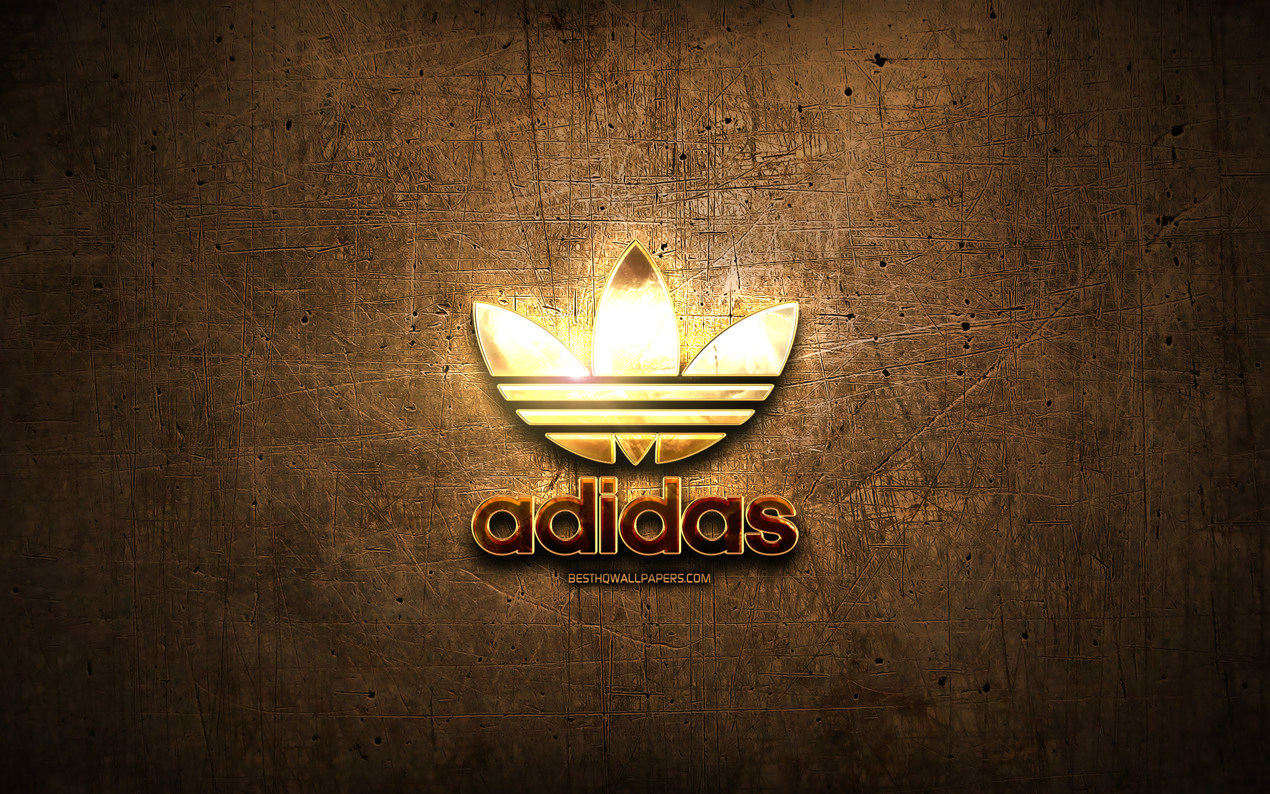 adidas wallpaper gold