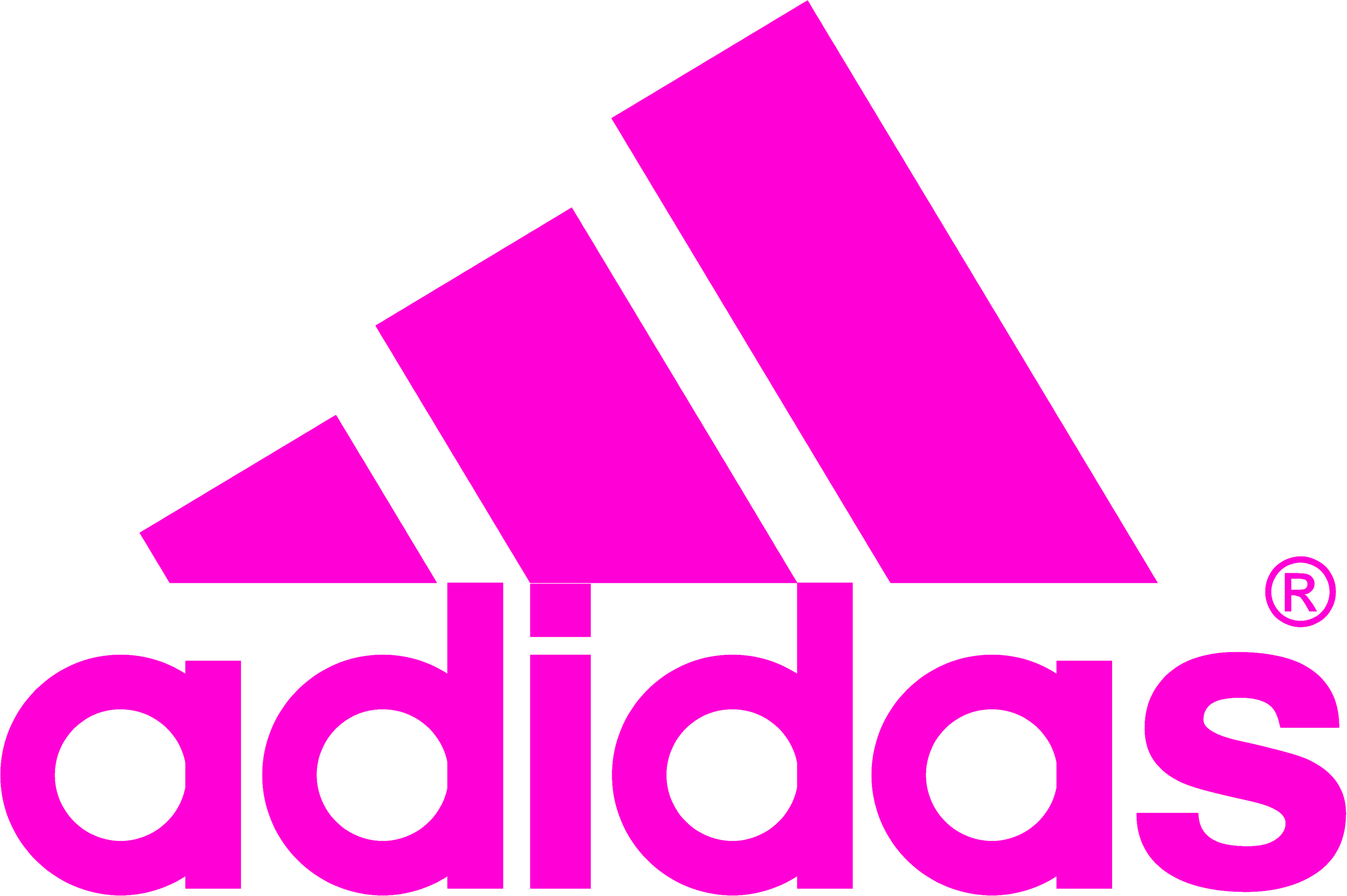Pin Pink Adidas Logo Wallpaper Hd On Pinterest - Pink Adidas Logo Png , HD Wallpaper & Backgrounds