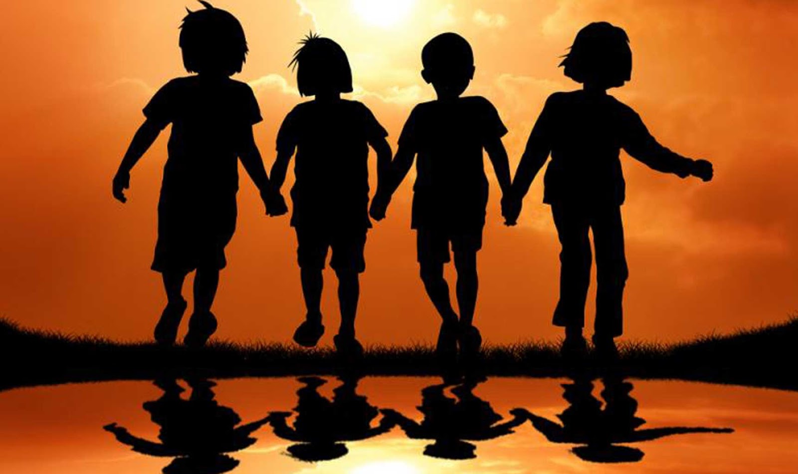 Happy Friendship Day Messages - Childhood Friendship , HD Wallpaper & Backgrounds