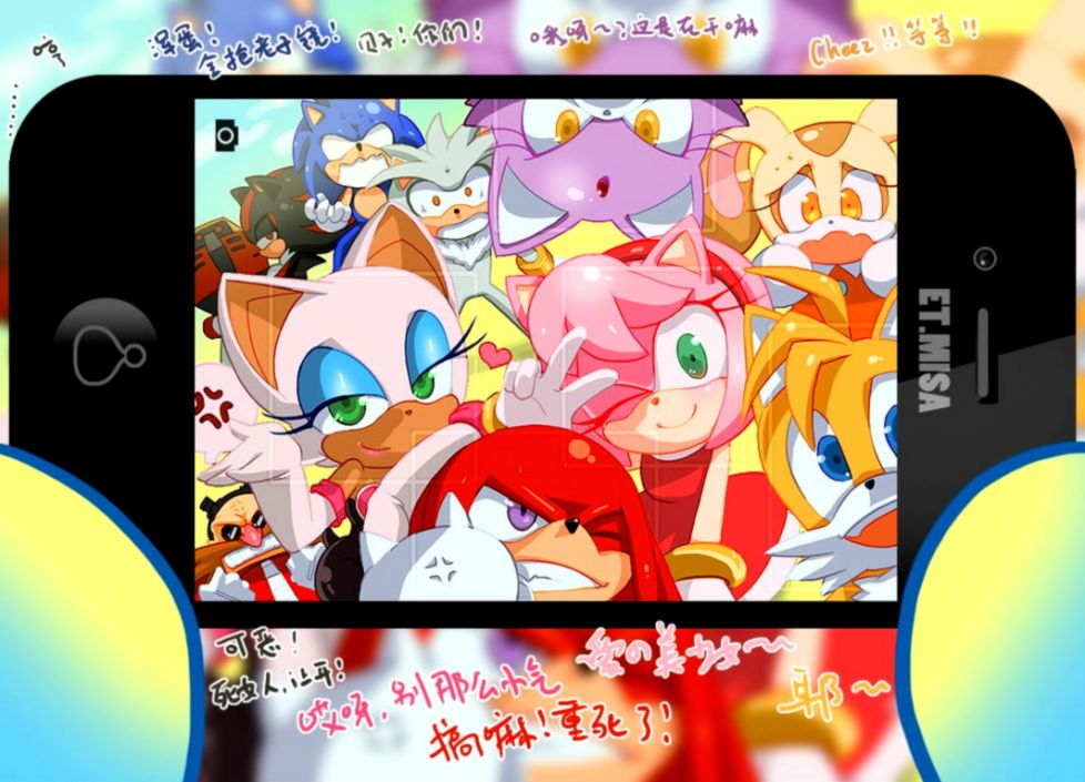 Friendship Wallpapers Hd Download Source - Sonic Taking A Selfie , HD Wallpaper & Backgrounds