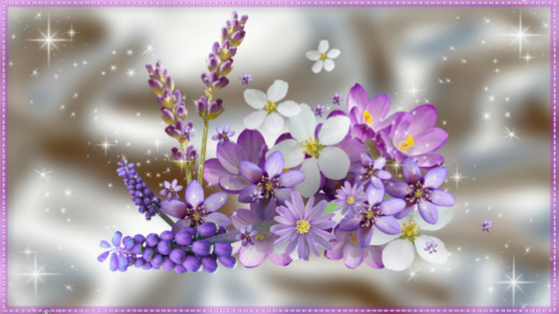 Cute Love Forever Purple Romantic Flowers Flower Hd - Wallpaper , HD Wallpaper & Backgrounds