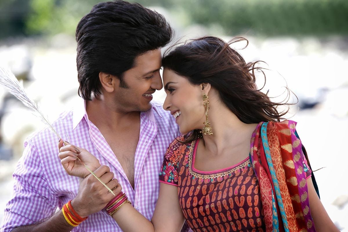Lovely Couples Free Hd Wallpaper Download - Genelia And Ritesh , HD Wallpaper & Backgrounds
