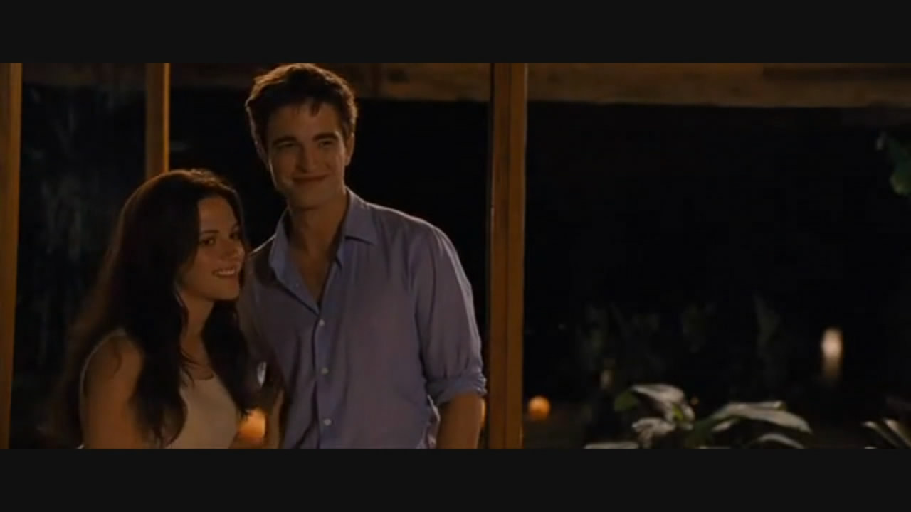 The Happy Couple - Edward Cullen In Breaking Dawn , HD Wallpaper & Backgrounds