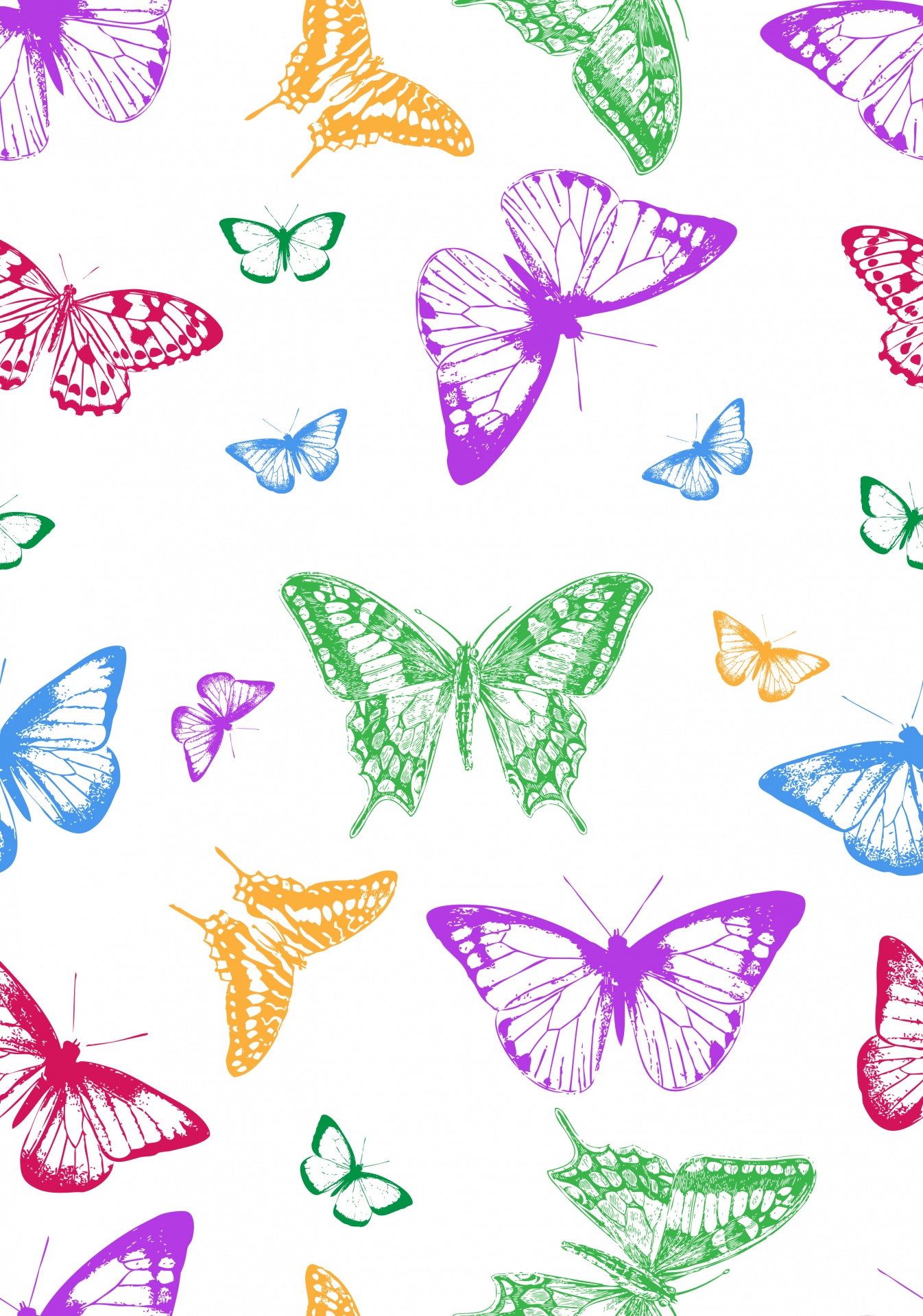 Butterflies Butterfly Wallpaper Free Picture - Green Butterfly , HD Wallpaper & Backgrounds