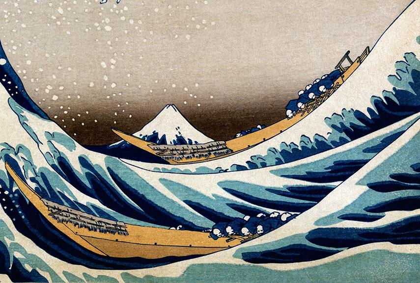 The Great Wave Off Kanagawa Wallpaper ↺ - Great Wave , HD Wallpaper & Backgrounds