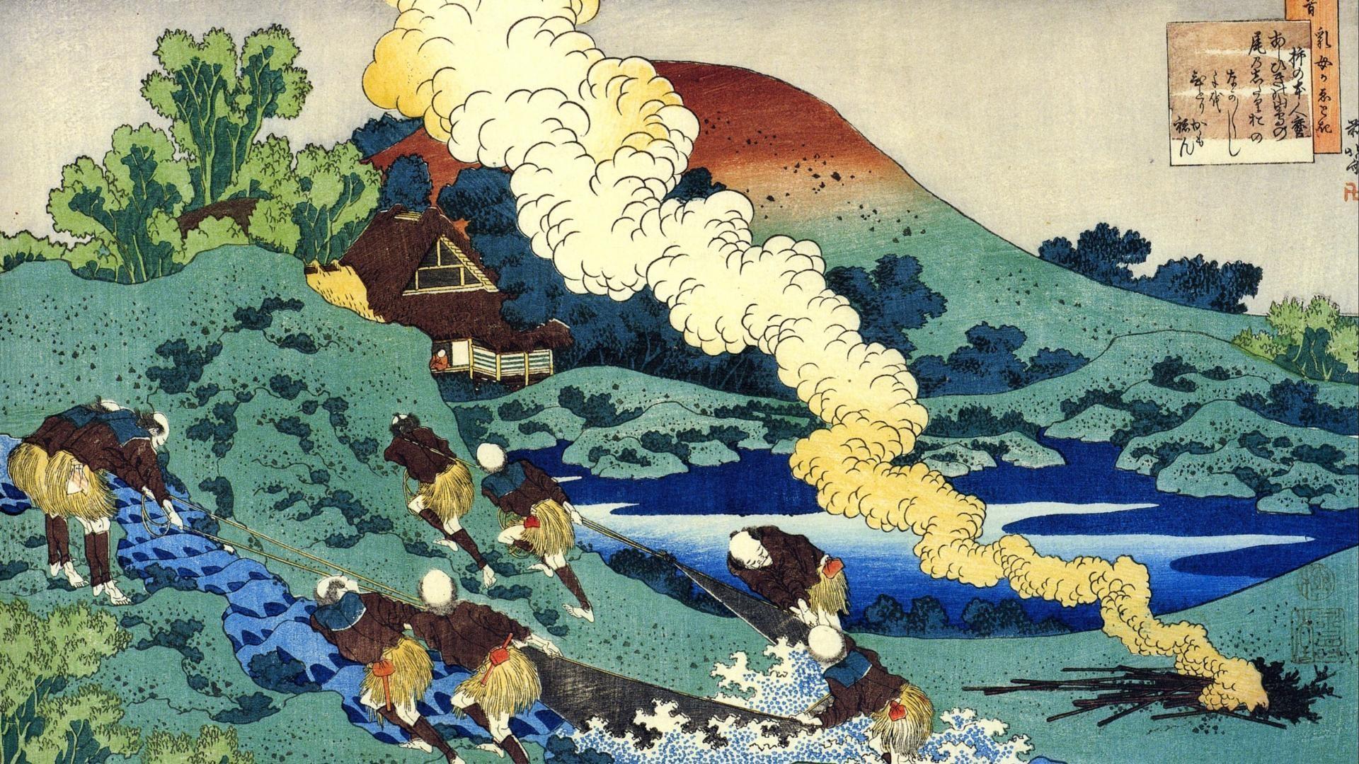 The Great Wave Off Kanagawa Wallpaper 51 Pictures - Katsushika Hokusai , HD Wallpaper & Backgrounds