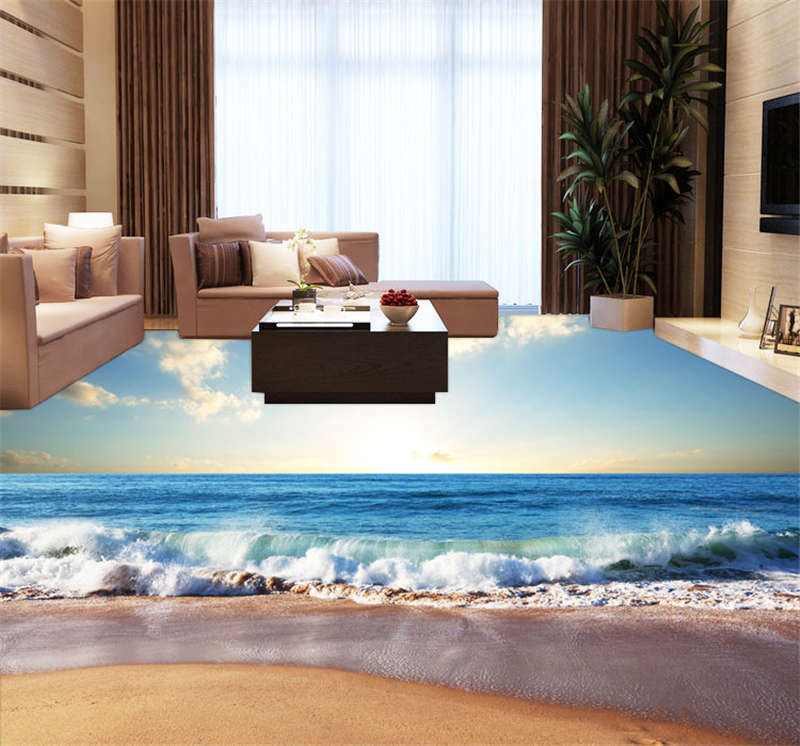 Royalty Sea Sunset Sunset Sunset Wave 3d Floor Mural - National Geographic Ocean Waves , HD Wallpaper & Backgrounds