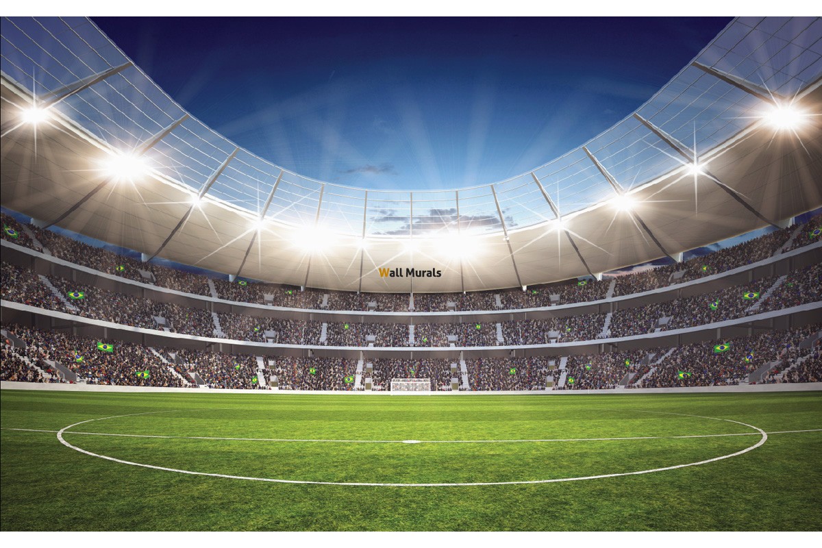 1302 545 F5 New Fototapeti Stadion Svetini Photomural - Stadium Night , HD Wallpaper & Backgrounds
