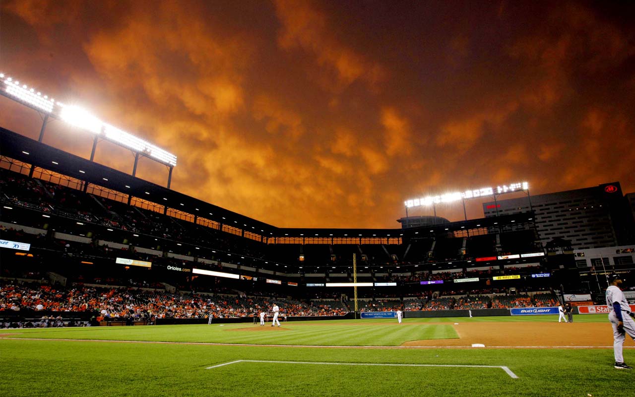 Cricket Stadium Wallpaper - Oriole Park At Camden Yards Night , HD Wallpaper & Backgrounds