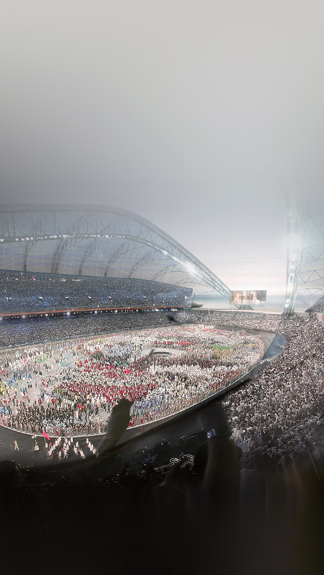 Sochi 2014 Olympics Russia Stadium Iphone 5 Wallpaper - Sochi 2014 Olympic Stadium , HD Wallpaper & Backgrounds