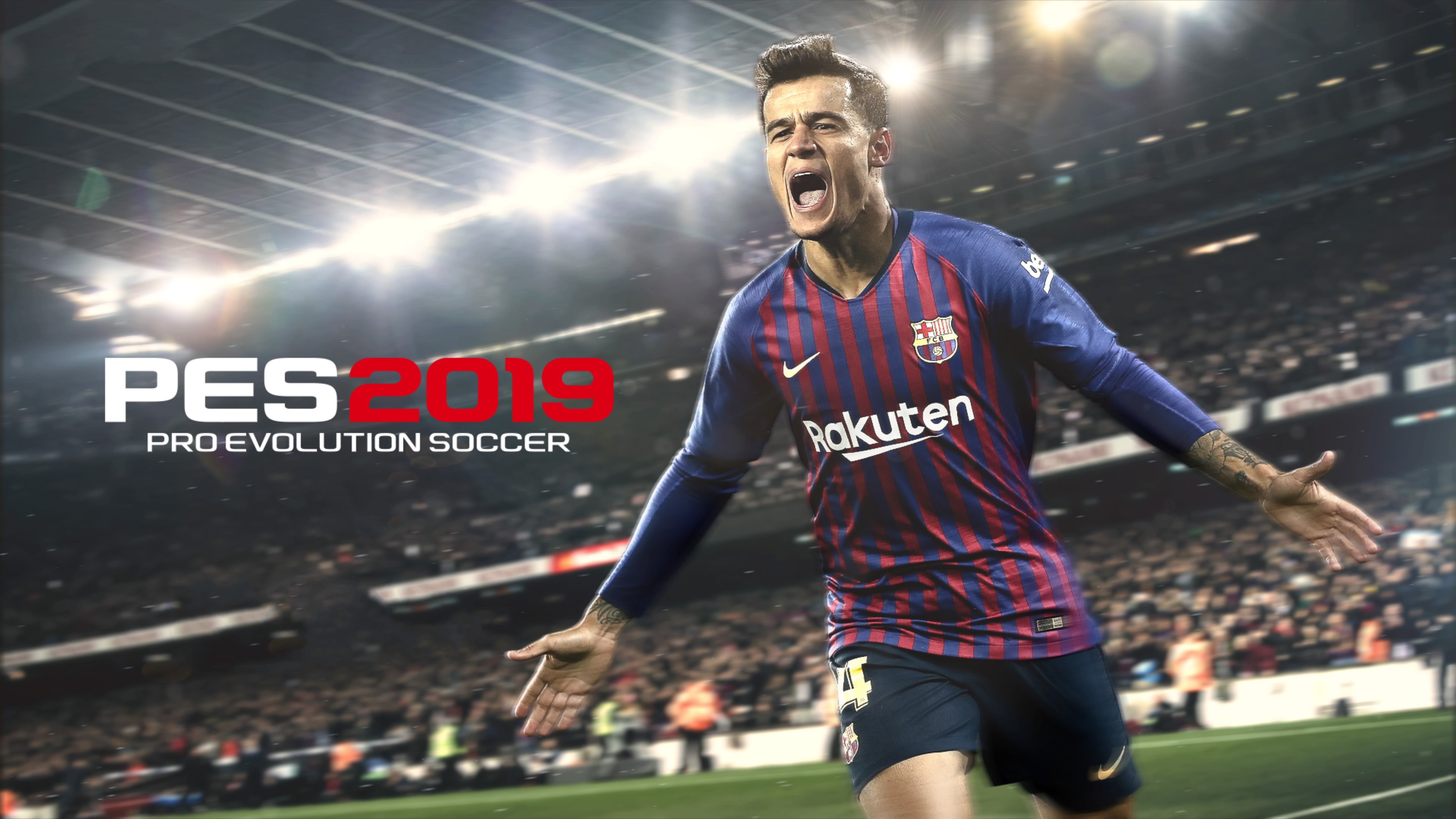 Pro Evolution Soccer 2019 4k Wallpaper - Patch Pes 2019 Ps3 , HD Wallpaper & Backgrounds
