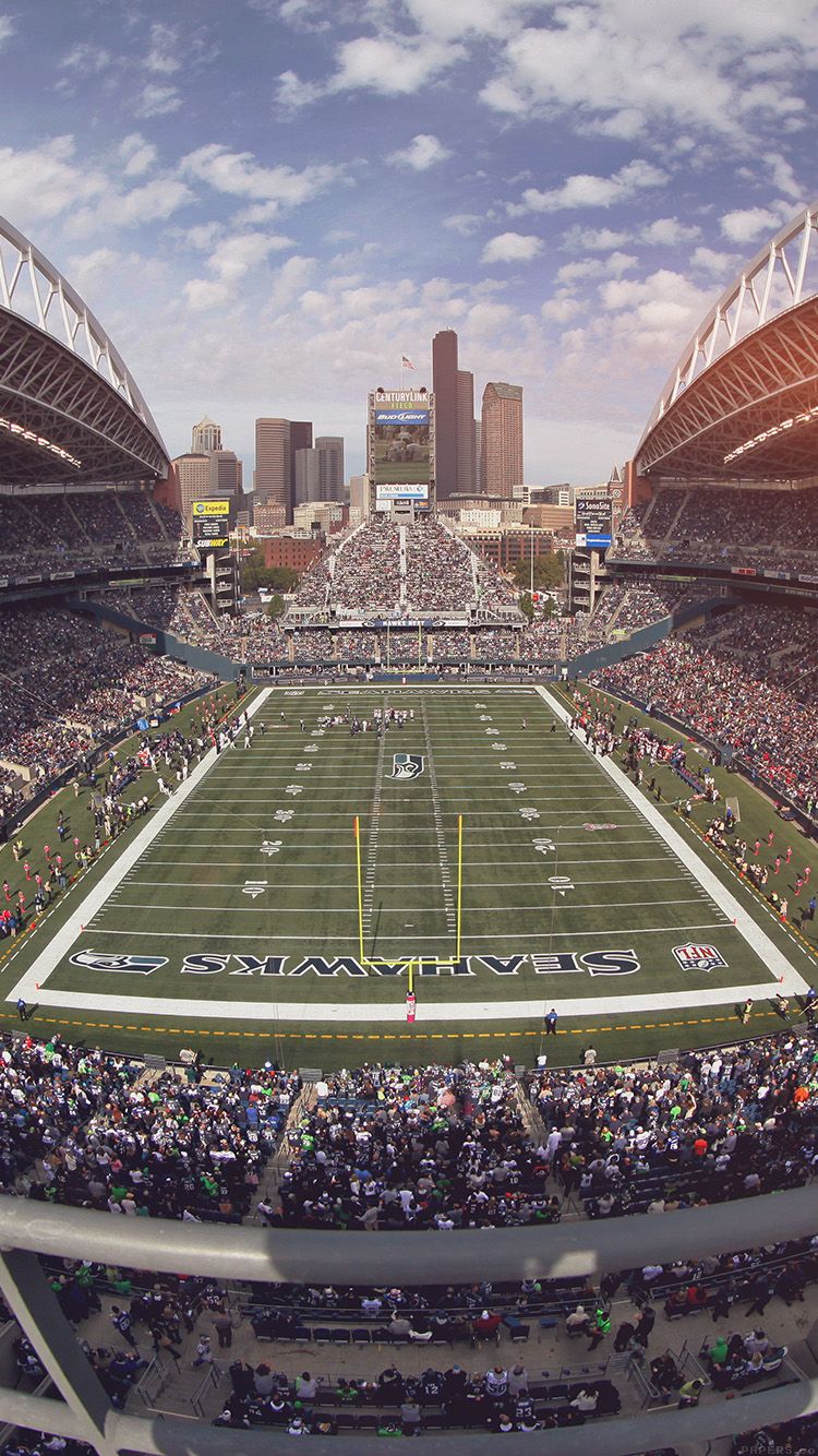 Seahawks Seattle Sports Stadium Football Nfl Wallpaper - Football Iphone , HD Wallpaper & Backgrounds