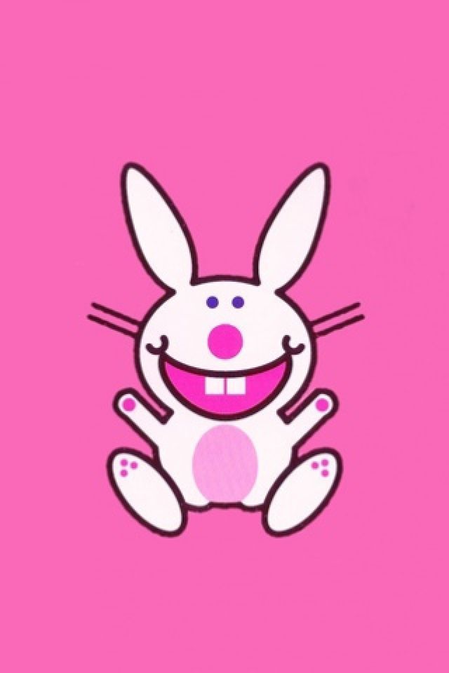 Pink Bunny Free Iphone Wallpaper Hd Iphone Wallpaper , HD Wallpaper & Backgrounds