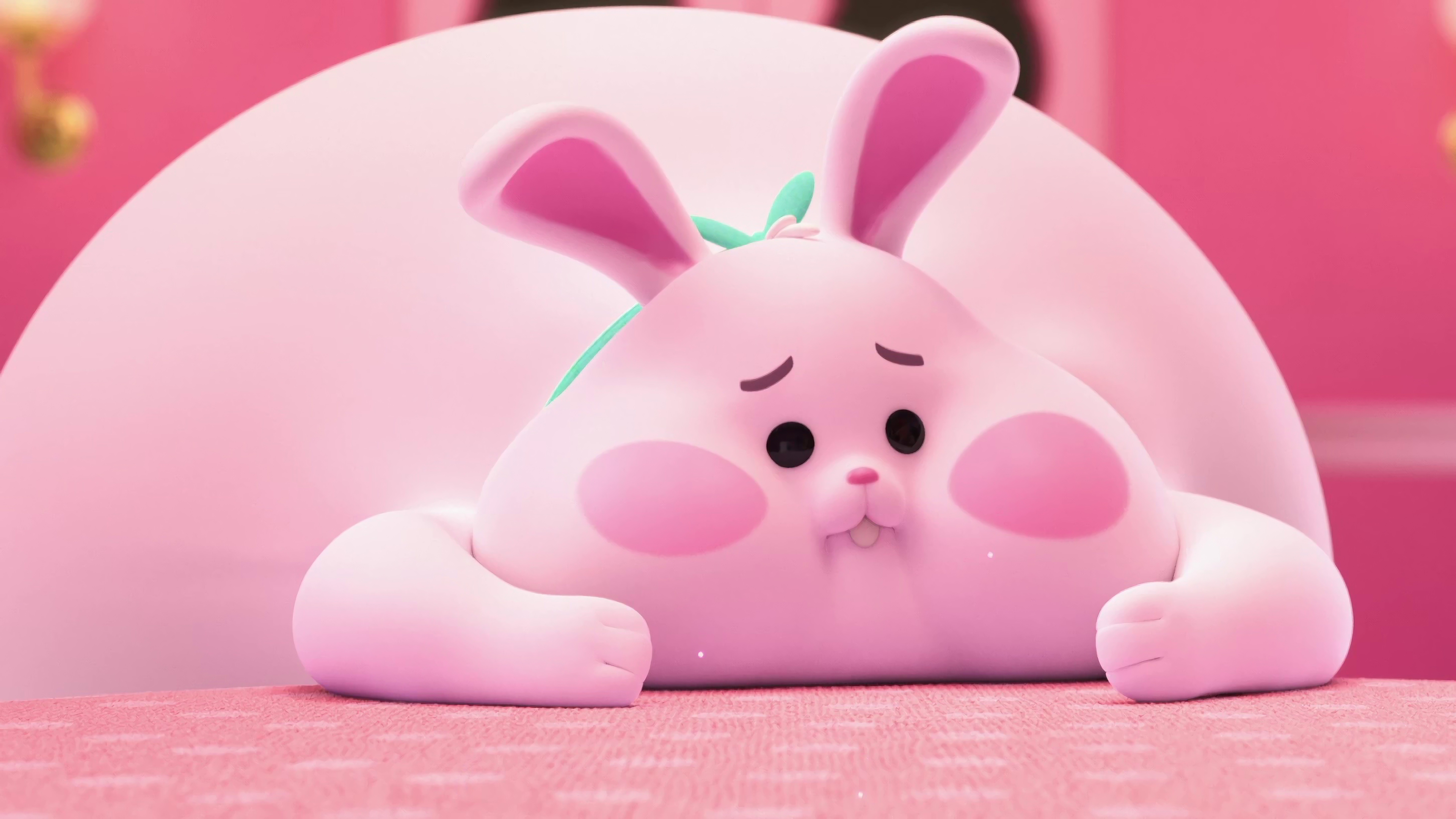 Wreck It Ralph 2 Cute Chubby Bunny - Bunny Eating Pancake Gif , HD Wallpaper & Backgrounds