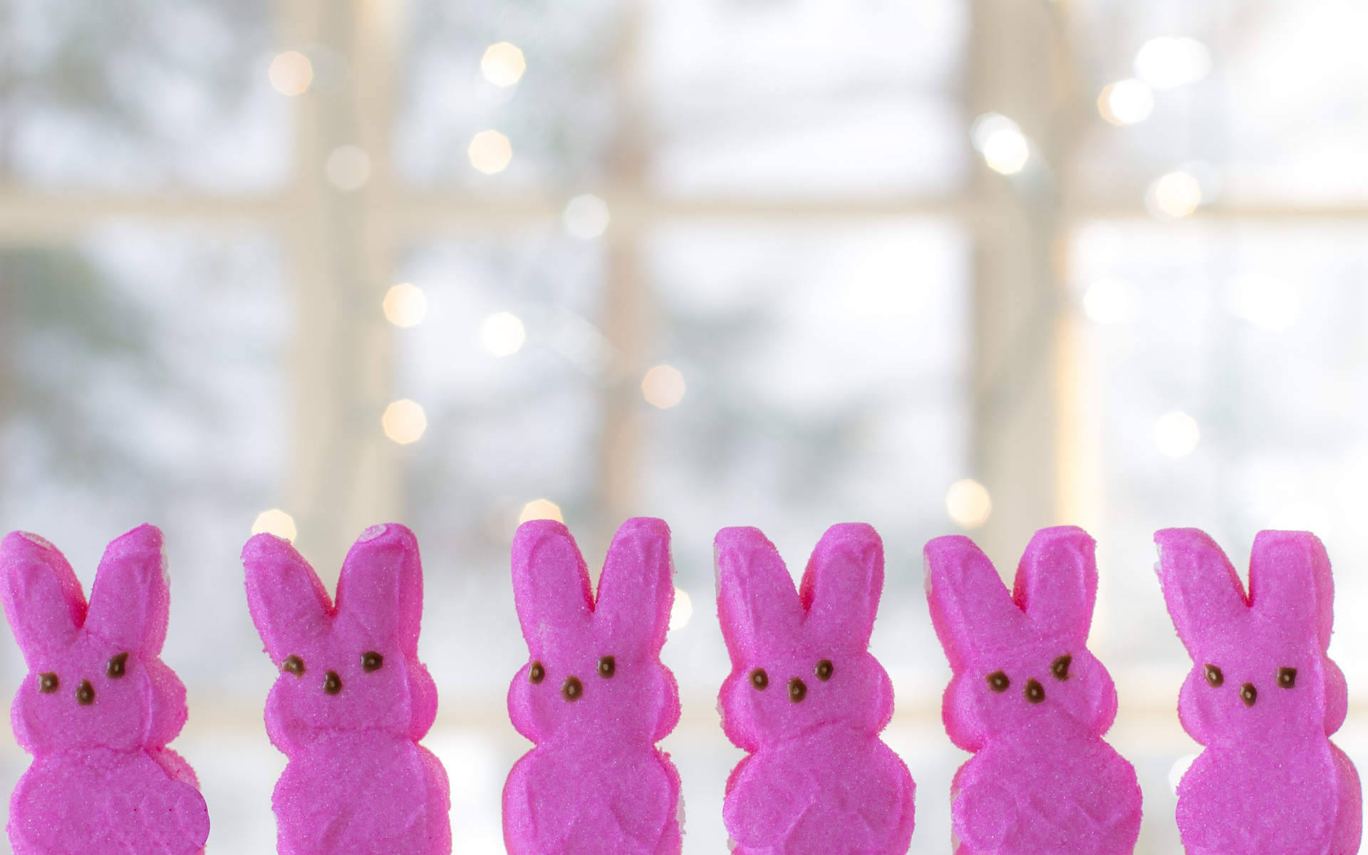 Wallpaper Bunny Peeps, Pink, Food - Bunny Peeps , HD Wallpaper & Backgrounds