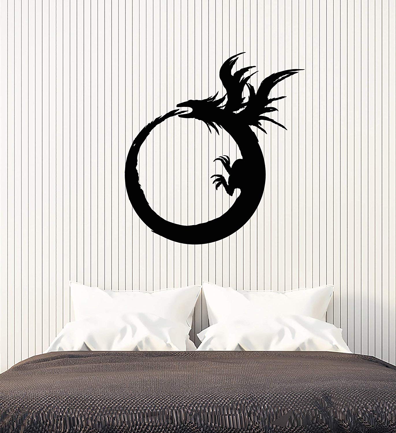 Vinyl Wall Decal Dragon Enso Circle Symbol Buddhism - Reincarnation Symbol , HD Wallpaper & Backgrounds