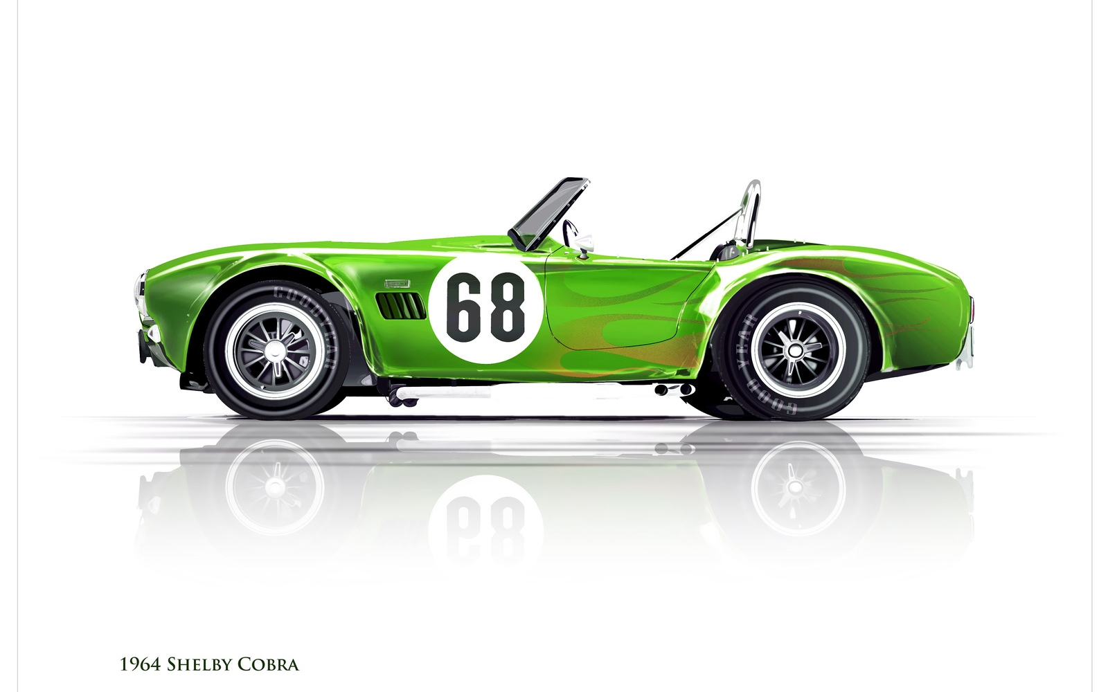 1964 Shelby Cobra Wallpaper And Background Image - Ac Cobra , HD Wallpaper & Backgrounds