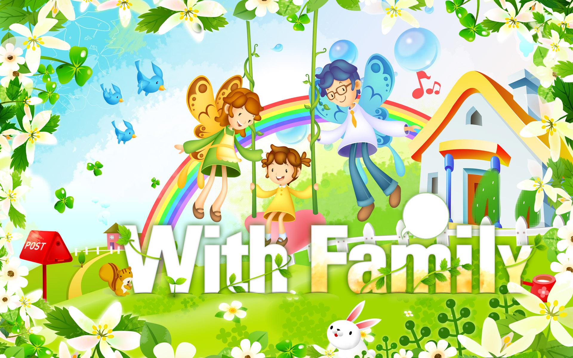 A Family Full Of Love - Happy Family Background Hd , HD Wallpaper & Backgrounds