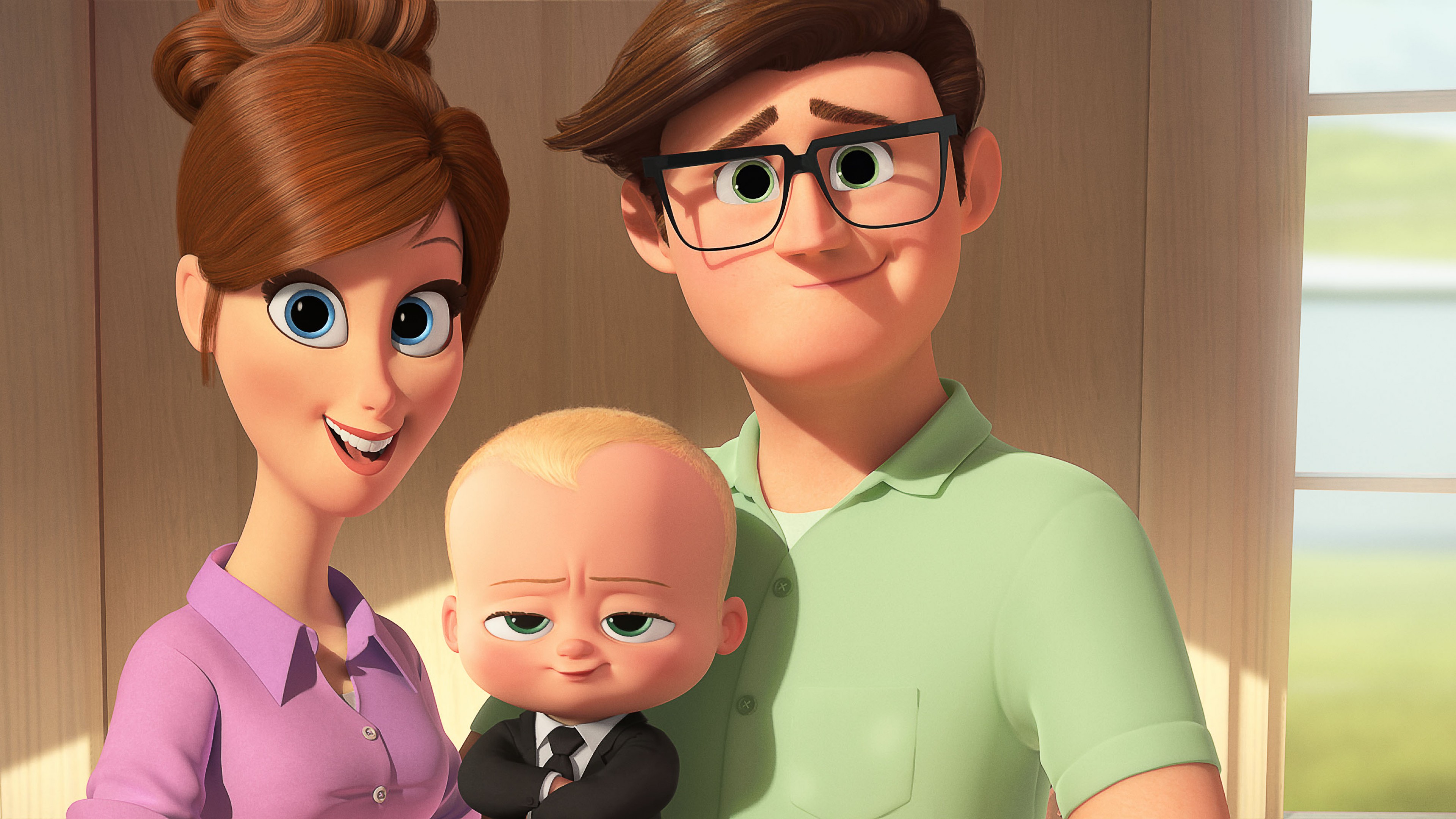 2k - Boss Baby With Mom , HD Wallpaper & Backgrounds