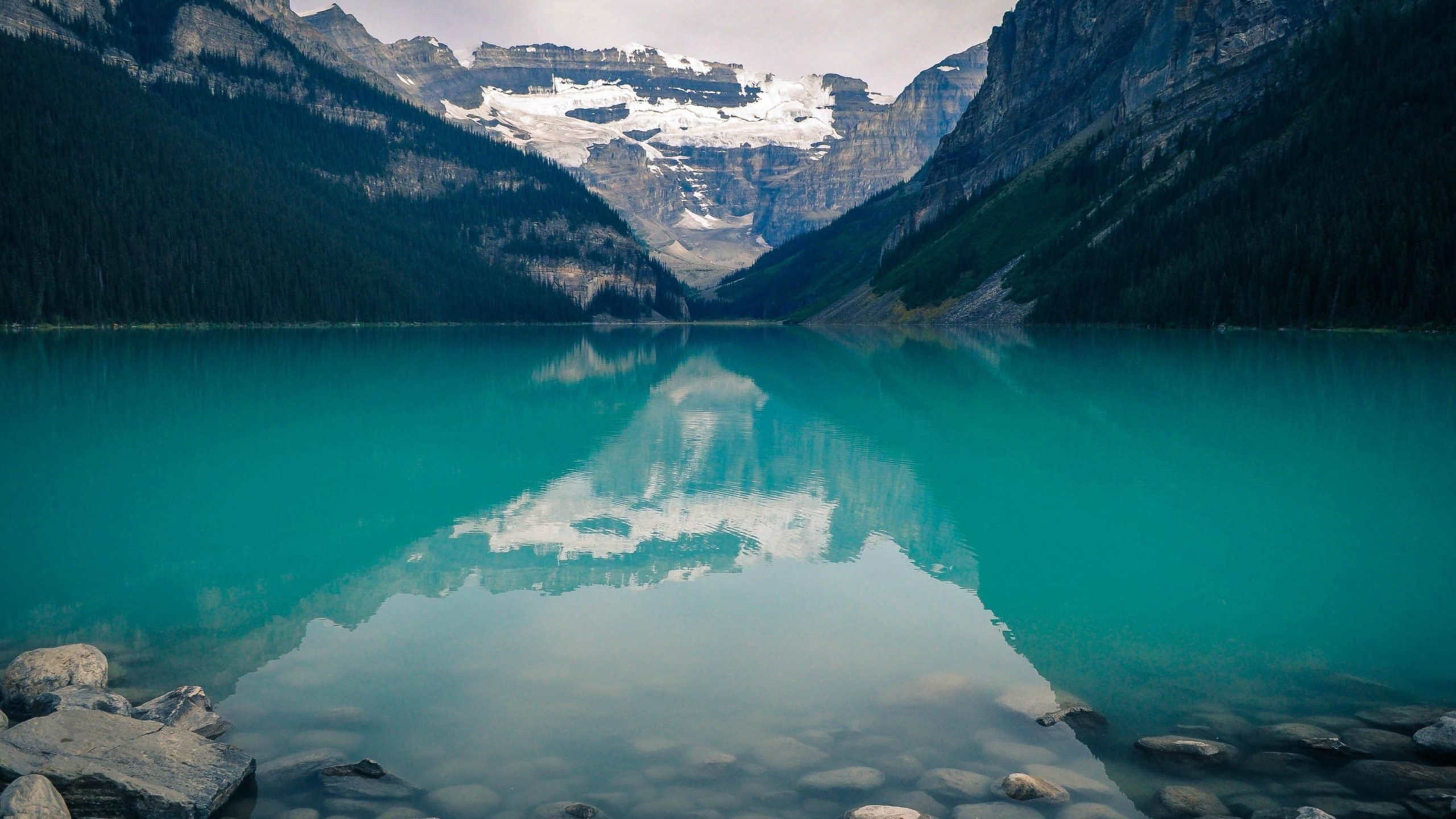 Imac Wallpaper - Lake Louise Andrew Huang , HD Wallpaper & Backgrounds